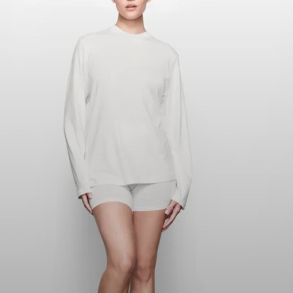 SKIMS boyfriend long sleeve
